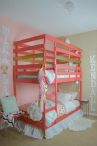 Ikea Bunk Bed Hack for a safer top bunk
