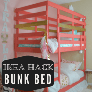 Ikea hack bunk bed from the mydal bunk bed
