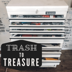 Trash to treasure transformation of a toolbox