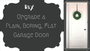 D. I. Y. garage door