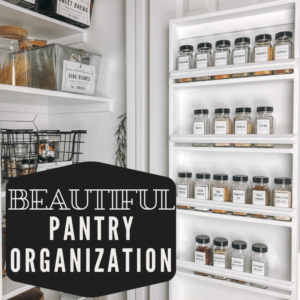 A Functional, Pretty Organized Pantry