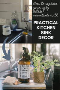 ugly kitchen sink essentials turned into kitchen sink decor with 5 kitchen essentials