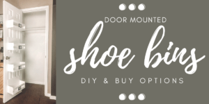 door mounted shoe bins diy or buy options
