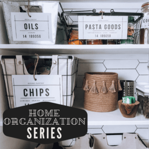 home organization series