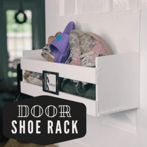 Door shoe rack upgraded