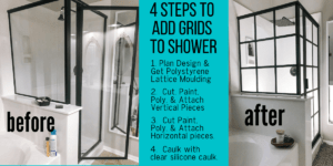 How to add grids to a shower