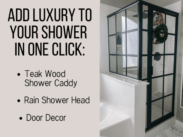 3 Stand Up Shower Ideas to Enhance your Basic Shower - The DIY Vibe