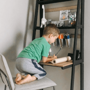 Ladder desk for kids homeschool