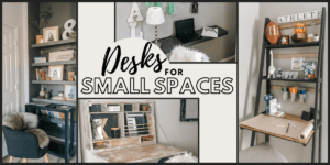 4 different desks for small spaces