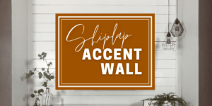 DIY Shiplap Accent Wall