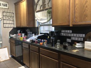 updating oak kitchen cabinets before picture with dated honey oak kitchen cabinets