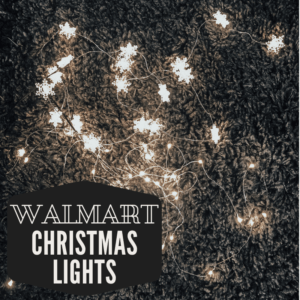Battery operated Christmas lights with timer from Walmart for under $10