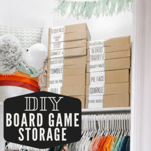 DIY Board Game Storage