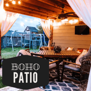 boho patio