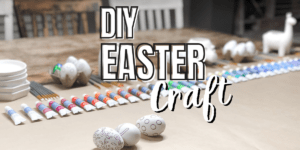 DIY Easter Craft for the family: a painting party
