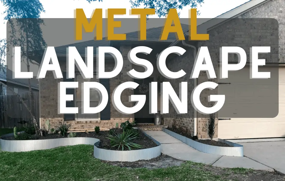 metal landscape edging installation process