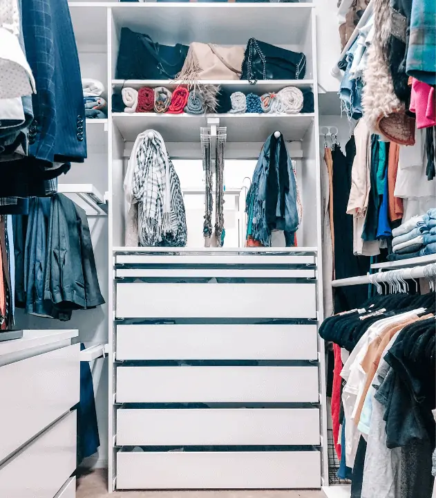 10 Closet DIY Organization Ideas - Wrapped in Rust