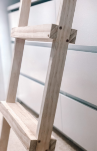 DIY'ed wood ladder